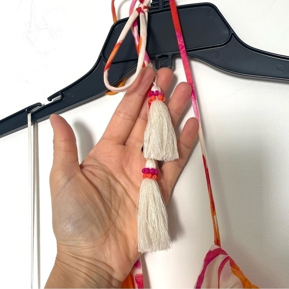 New ZARA Long Multicolored Print Midi Dress - Picture 12 of 12